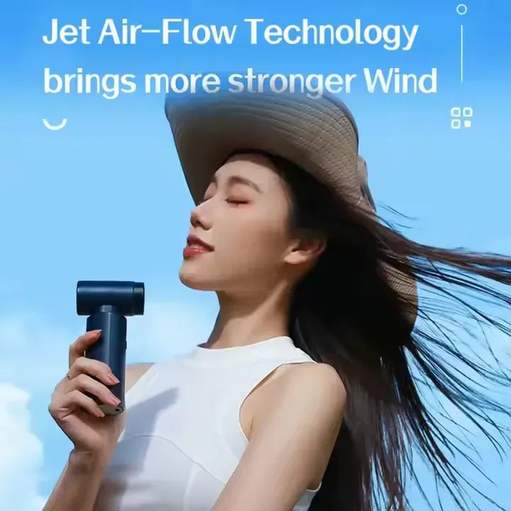 VENTILADOR PORTÁTIL DE MANO E-03 ¡Refresca tu día en cualquier lugar con potencia y comodidad!